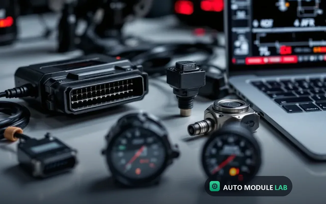 BMW FEM module + DME bench setup