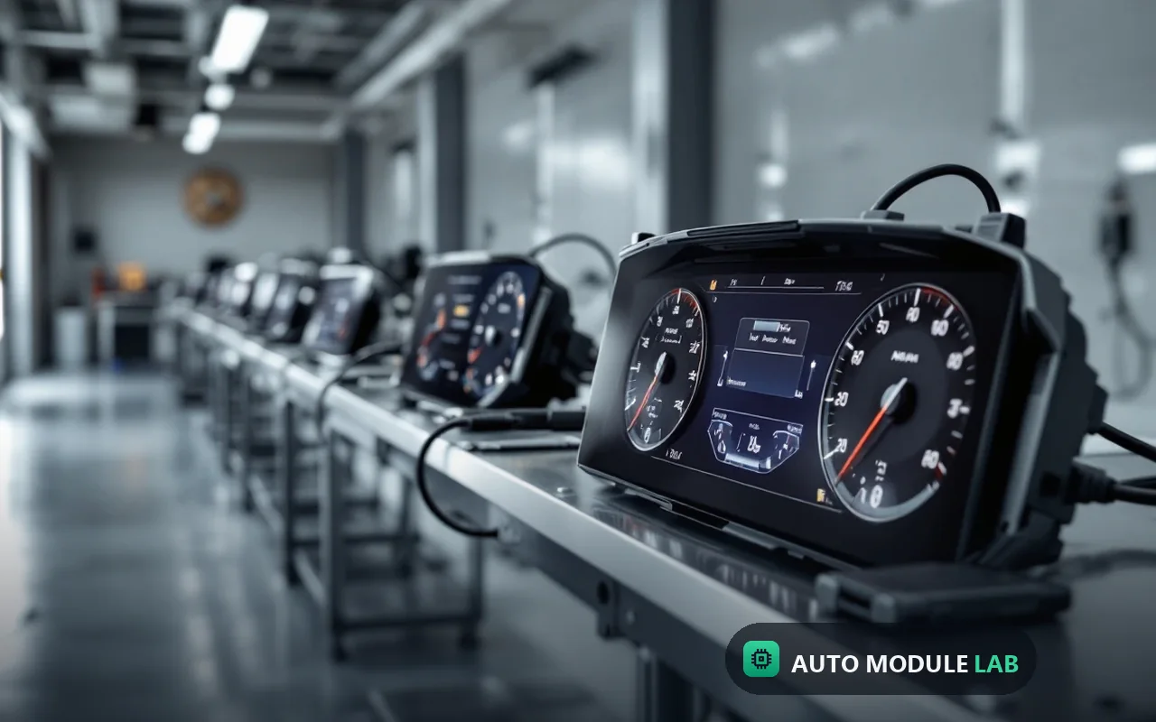Multiple instrument clusters on a workbench